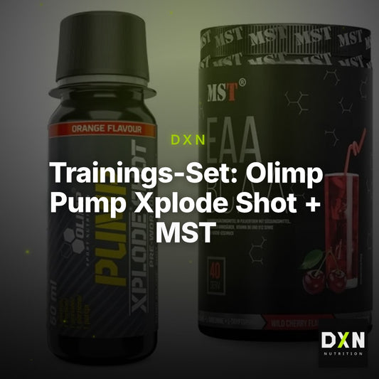Trainings-Set: Olimp Pump Xplode Shot + MST EAA & BCAA – Clean Showcase Plus