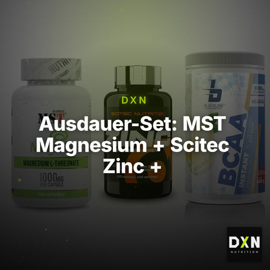 Ausdauer-Set: MST Magnesium + Scitec Zinc + Blackline – Clean Showcase Plus