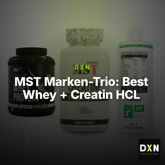 MST Marken-Trio: Best Whey + Creatin HCL + L-Carnitine – Clean Showcase Plus