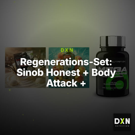 Regenerations-Set: Sinob Honest + Body Attack + Scitec Mega – Clean Showcase Plus