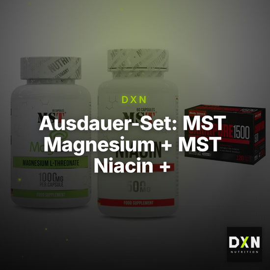 Ausdauer-Set: MST Magnesium + MST Niacin + Body Attack – Clean Showcase Plus
