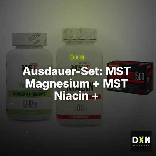 Ausdauer-Set: MST Magnesium + MST Niacin + Body Attack – Clean Showcase Plus