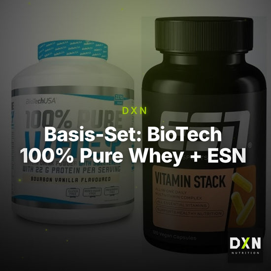 Basis-Set: BioTech 100% Pure Whey + ESN Vitamin Stack – Clean Showcase Plus