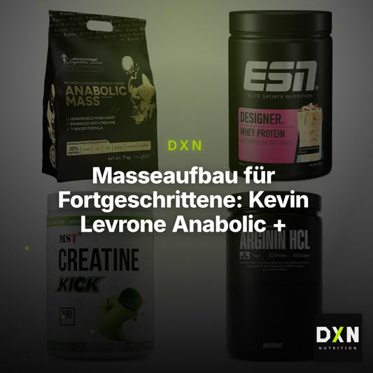 Masseaufbau für Fortgeschrittene: Kevin Levrone Anabolic + 3 weitere – Clean Showcase Plus