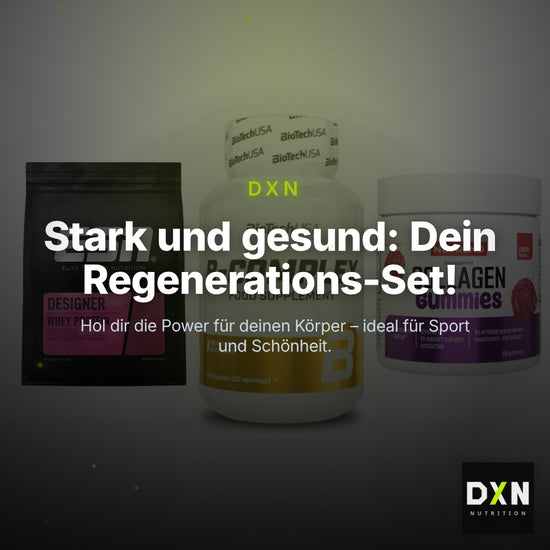 Regenerations-Set: ESN Designer + BioTech B + Nutrend Collage – Clean Showcase Plus