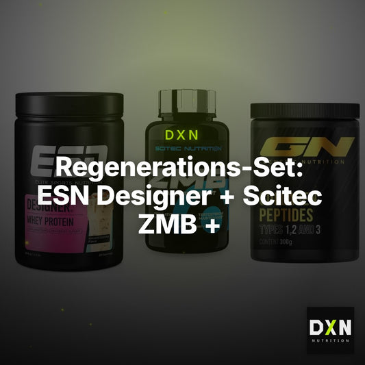 Regenerations-Set: ESN Designer + Scitec ZMB + GN Peptan – Clean Showcase Plus