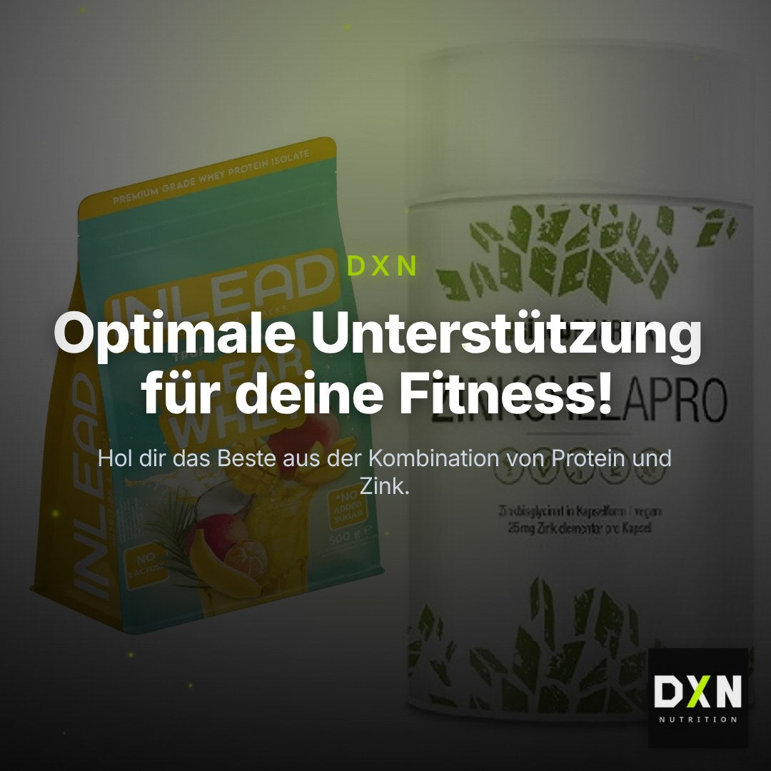 Basis-Set: INLEAD Clear Whey Isolate + Sinob Zink Chelapro – Clean Showcase Plus