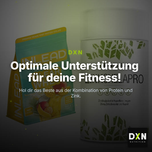 Basis-Set: INLEAD Clear Whey Isolate + Sinob Zink Chelapro – Clean Showcase Plus