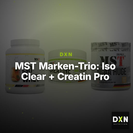 MST Marken-Trio: Iso Clear + Creatin Pro + BCAA Huge 200 – Clean Showcase Plus