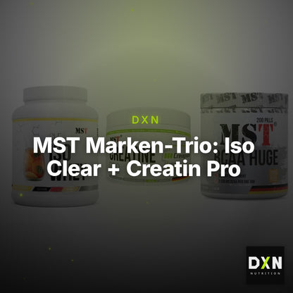 MST Marken-Trio: Iso Clear + Creatin Pro + BCAA Huge 200 – Clean Showcase Plus