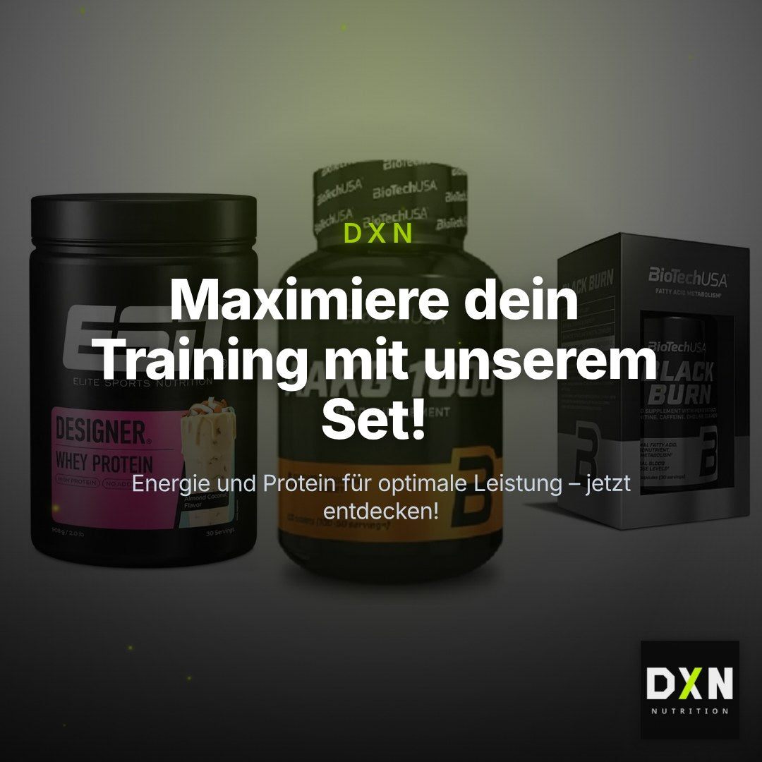 Definitionsphase-Set: ESN Designer + BioTech AAKG + BioTech Black – Clean Showcase Plus