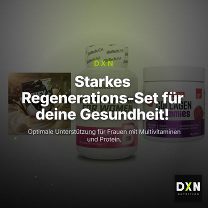 Regenerations-Set: Sinob Honest + BioTech Multivi + Nutrend Collage – Clean Showcase Plus