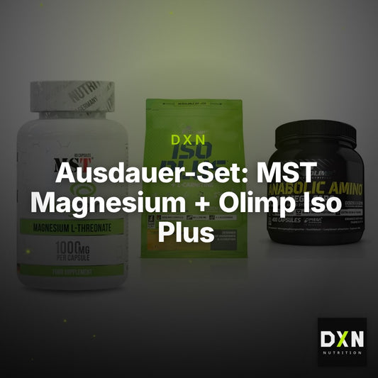 Ausdauer-Set: MST Magnesium + Olimp Iso Plus + Olimp Anabolic – Clean Showcase Plus