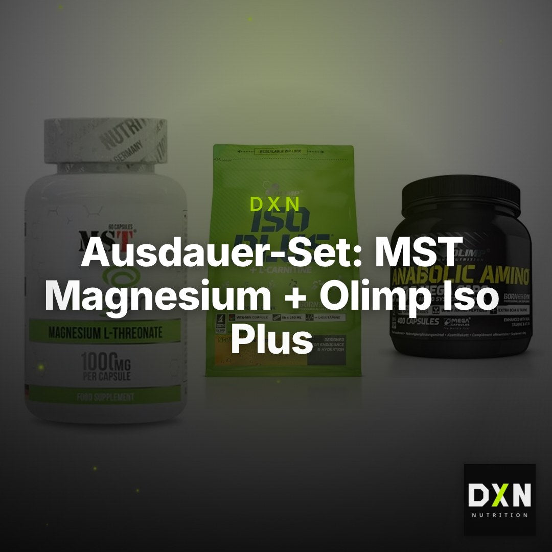 Ausdauer-Set: MST Magnesium + Olimp Iso Plus + Olimp Anabolic – Clean Showcase Plus