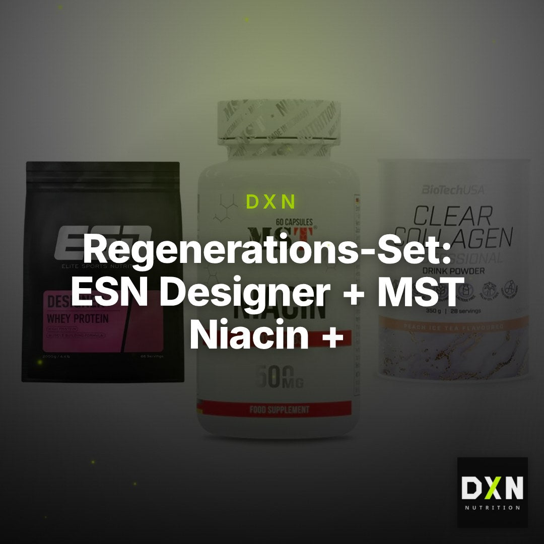 Regenerations-Set: ESN Designer + MST Niacin + BioTech Clear – Clean Showcase Plus
