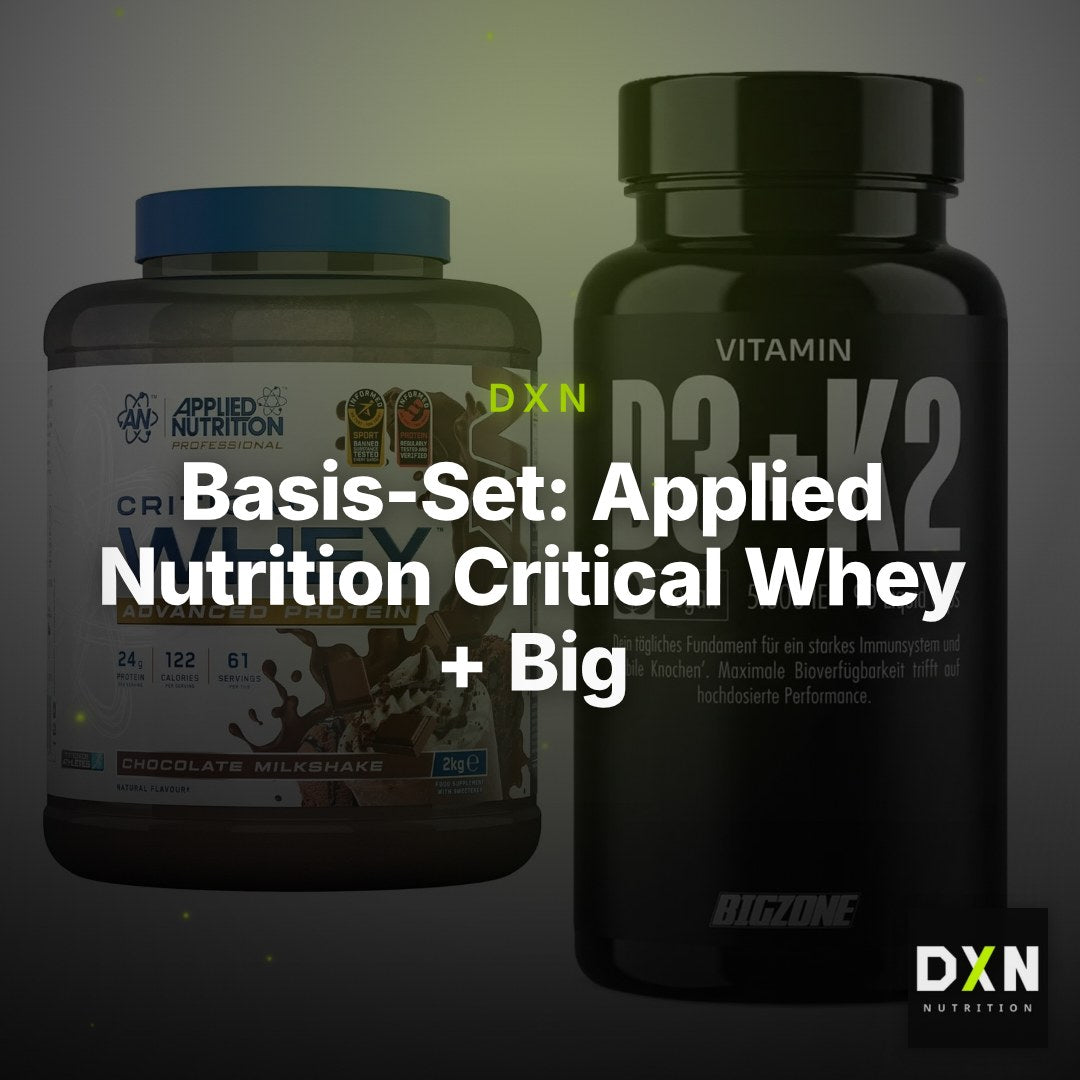 Basis-Set: Applied Nutrition Critical Whey + Big Zone Vitamin D3 + K2 – Clean Showcase Plus