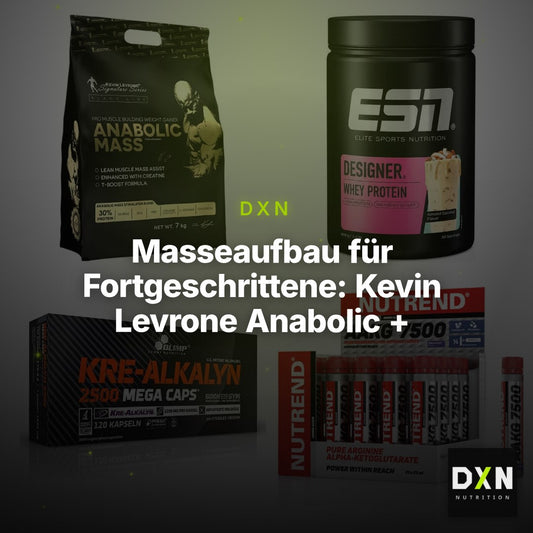 Masseaufbau für Fortgeschrittene: Kevin Levrone Anabolic + 3 weitere – Clean Showcase Plus