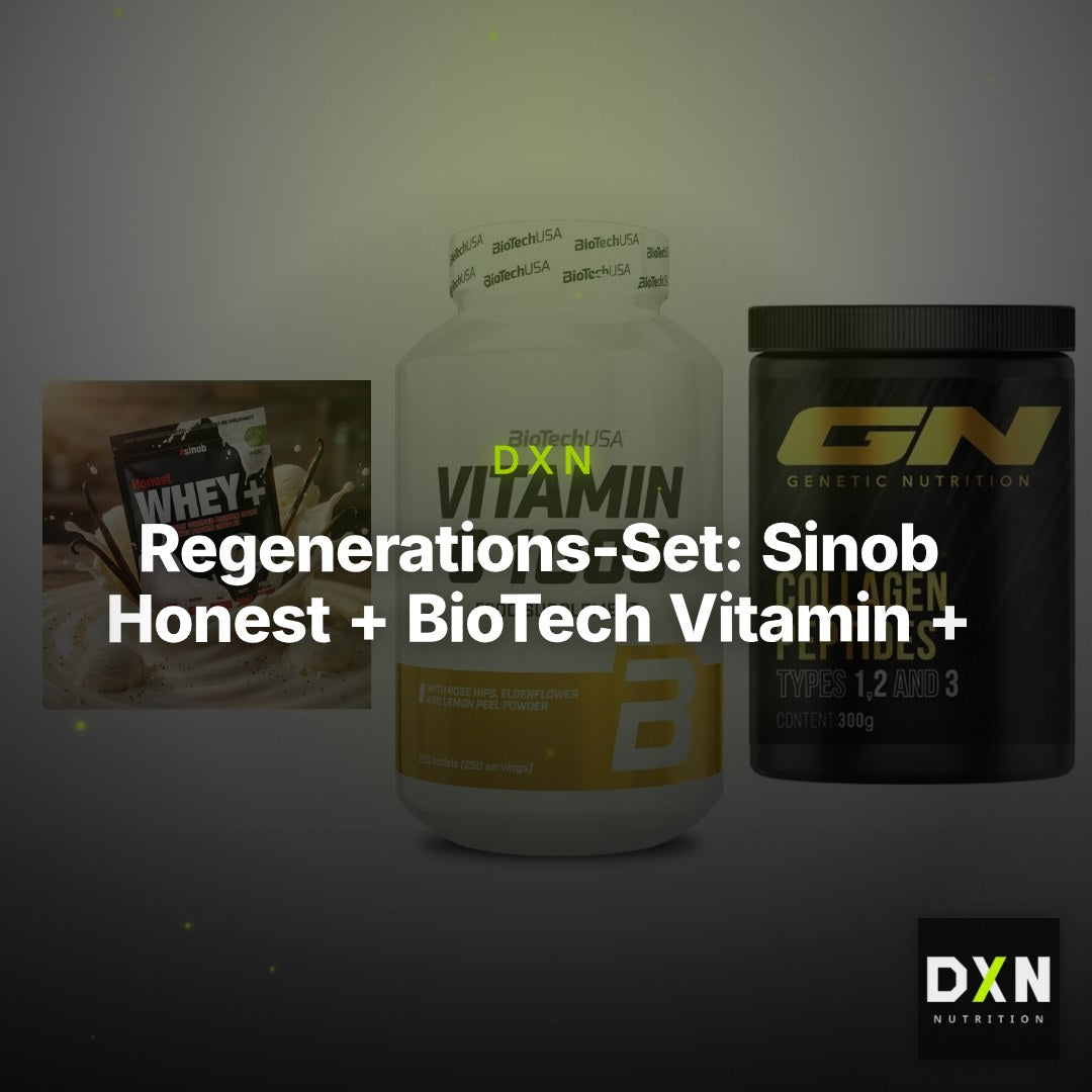 Regenerations-Set: Sinob Honest + BioTech Vitamin + GN Peptan – Clean Showcase Plus
