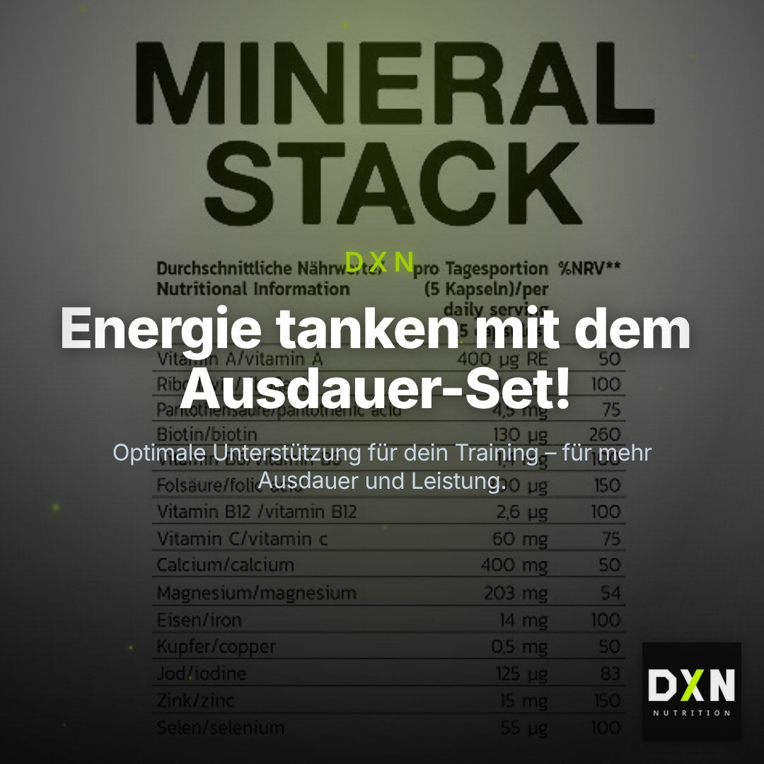 Ausdauer-Set: MST Magnesium + INLEAD Mineral + Olimp DAA Xtreme – Clean Showcase Plus