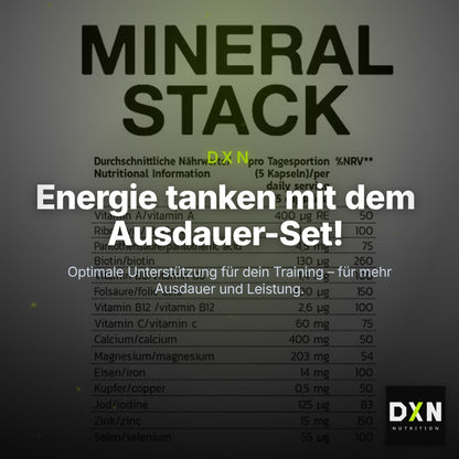 Ausdauer-Set: MST Magnesium + INLEAD Mineral + Olimp DAA Xtreme – Clean Showcase Plus