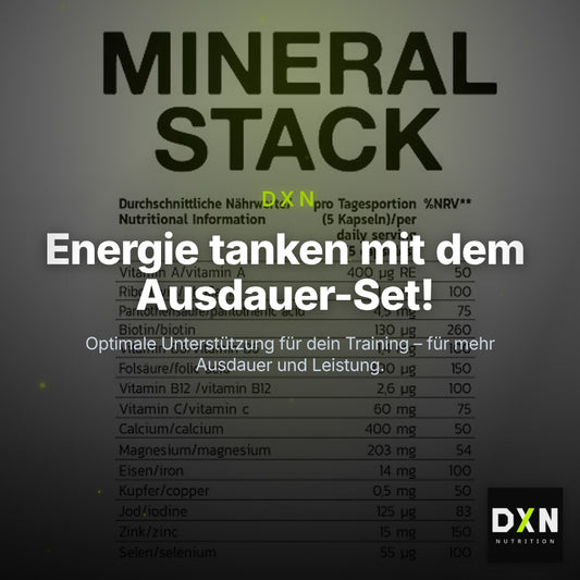 Ausdauer-Set: MST Magnesium + INLEAD Mineral + Olimp DAA Xtreme – Clean Showcase Plus