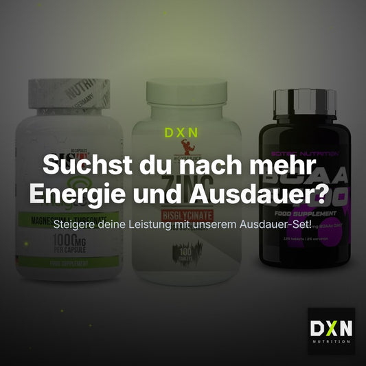 Ausdauer-Set: MST Magnesium + #GYMJUICE ZINC + Scitec BCAA 6400 – Clean Showcase Plus