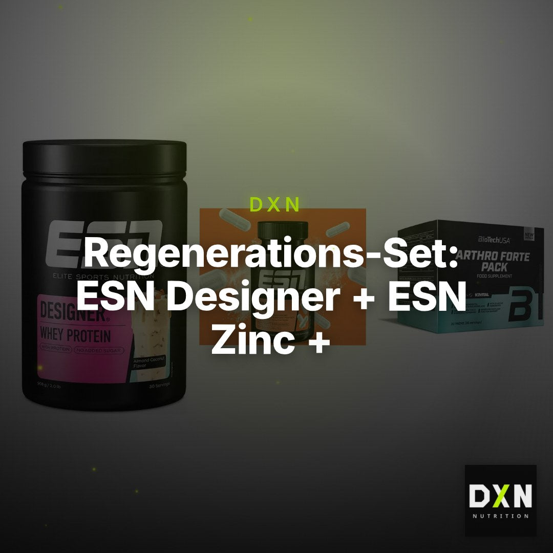 Regenerations-Set: ESN Designer + ESN Zinc + BioTech Arthro – Clean Showcase Plus