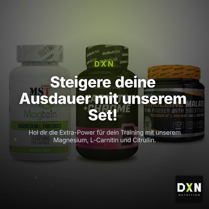 Ausdauer-Set: MST Magnesium + BioTech L-Carnit + BioTech Citrulli – Clean Showcase Plus