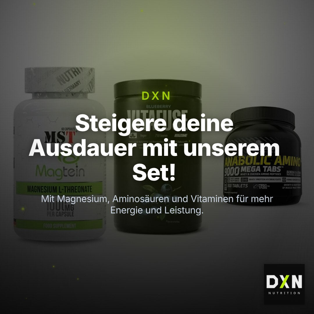 Ausdauer-Set: MST Magnesium + Big Zone Vitafus + Olimp Anabolic – Clean Showcase Plus