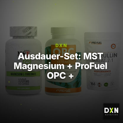 Ausdauer-Set: MST Magnesium + ProFuel OPC + ProFuel L-Citrul – Clean Showcase Plus