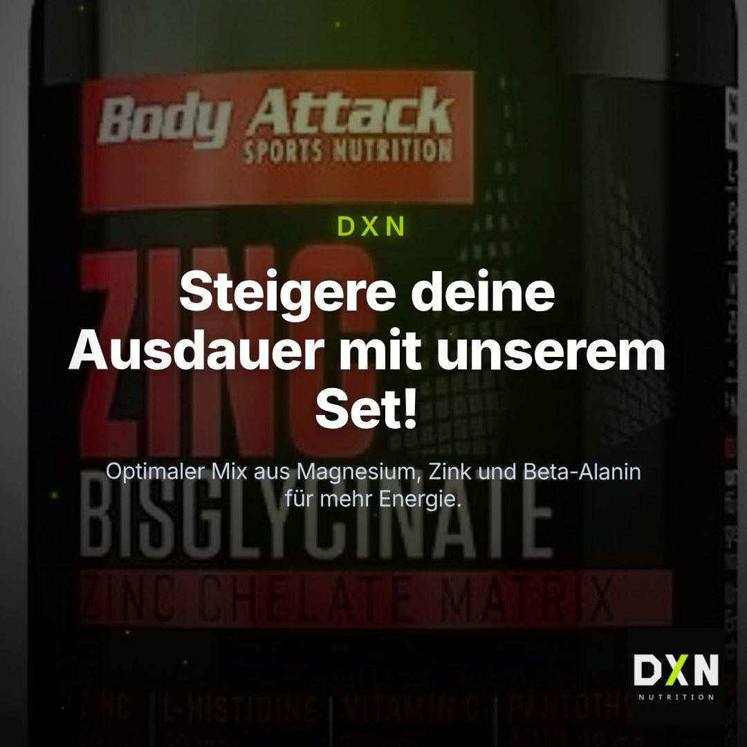Ausdauer-Set: MST Magnesium + Body Attack Zink + Olimp Beta-Alani – Clean Showcase Plus