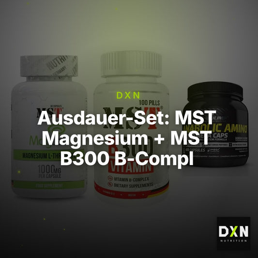 Ausdauer-Set: MST Magnesium + MST B300 B-Compl + Olimp Anabolic – Clean Showcase Plus