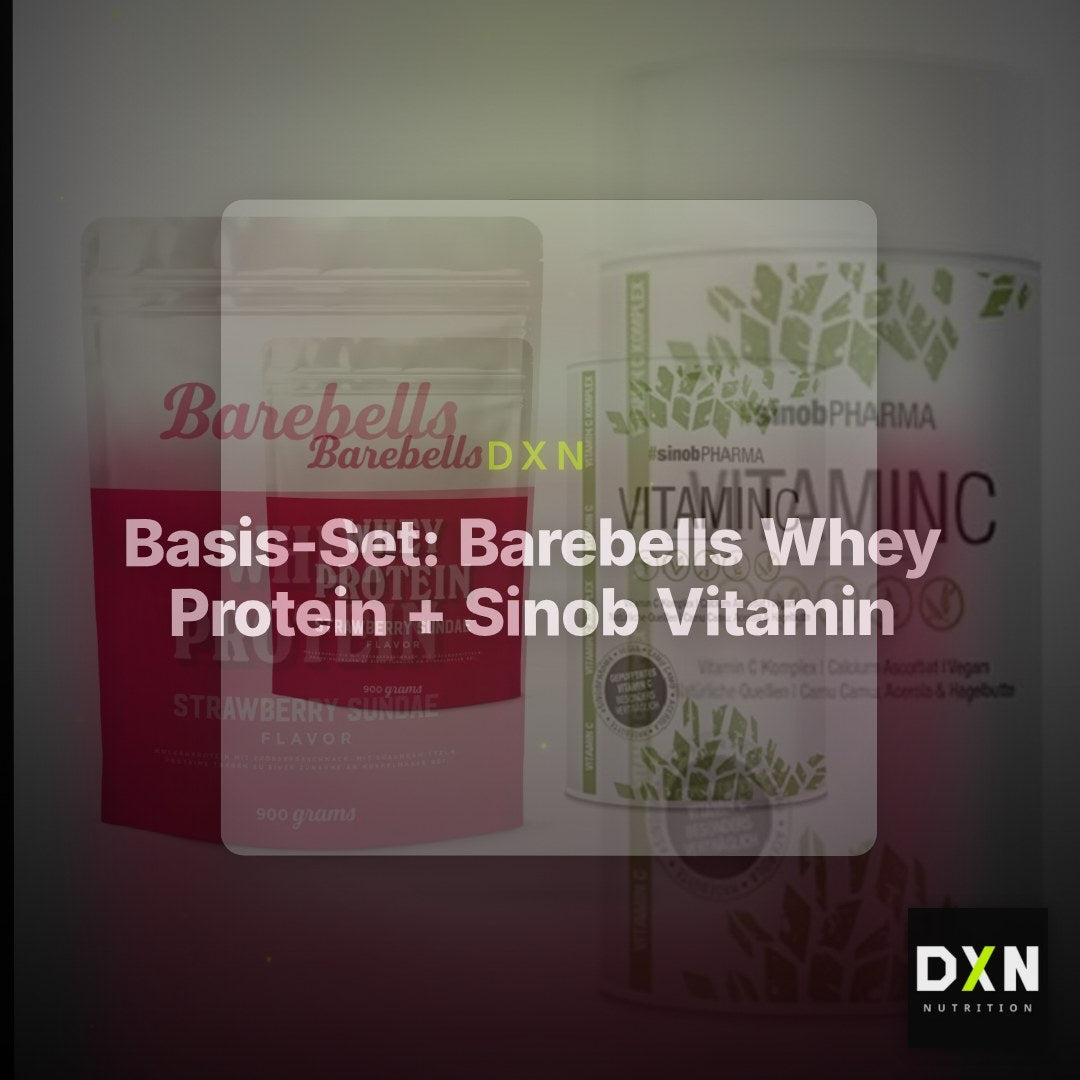 Basis-Set: Barebells Whey Protein + Sinob Vitamin C – Clean Showcase Plus