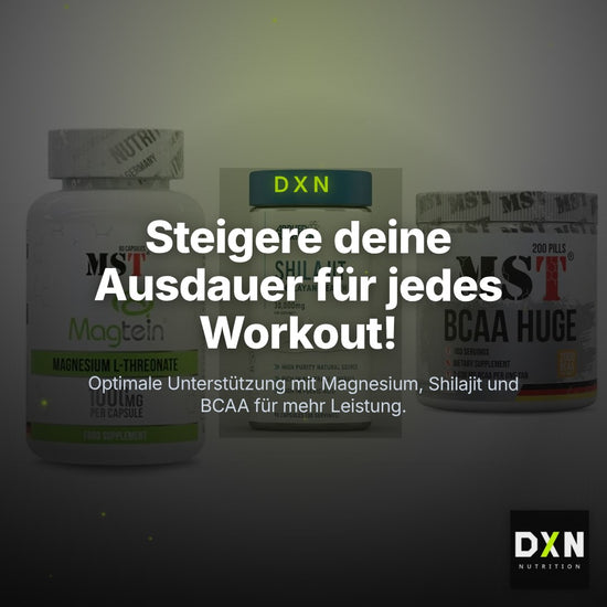 Ausdauer-Set: MST Magnesium + Applied Nutritio + MST BCAA Huge – Clean Showcase Plus