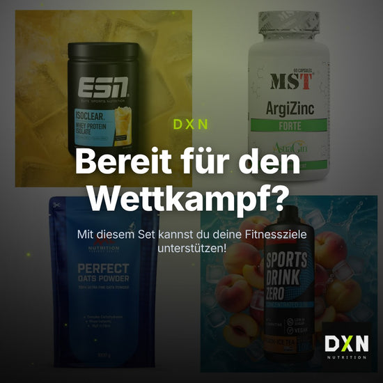 Wettkampfvorbereitung: ESN ISOCLEAR + MST ArgiZinc + 2 weitere – Clean Showcase Plus