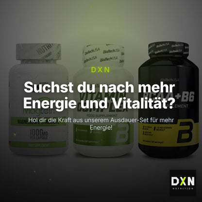 Ausdauer-Set: MST Magnesium + BioTech Vitamin + BioTech BCAA+B6 – Clean Showcase Plus