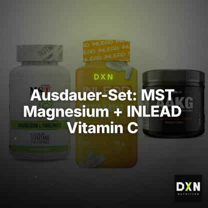 Ausdauer-Set: MST Magnesium + INLEAD Vitamin C + Sinob Core – Clean Showcase Plus