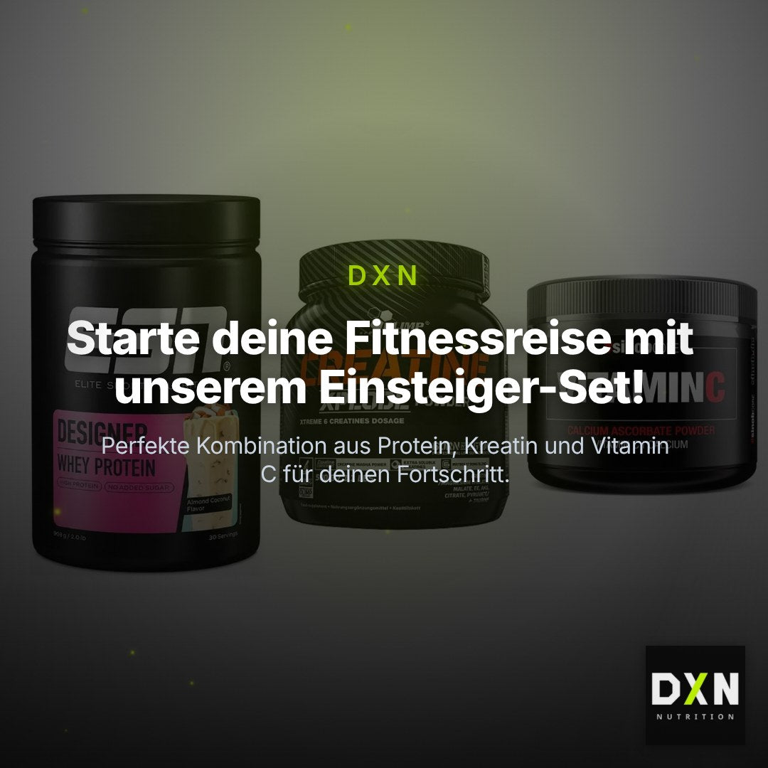 Einsteiger-Set: ESN Designer + Olimp Creatine + Sinob Vitamin C – Clean Showcase Plus