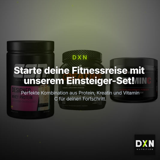 Einsteiger-Set: ESN Designer + Olimp Creatine + Sinob Vitamin C – Clean Showcase Plus
