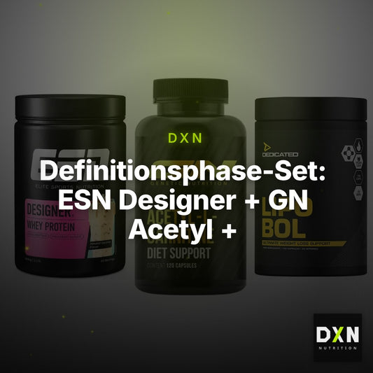 Definitionsphase-Set: ESN Designer + GN Acetyl + Dedicated – Clean Showcase Plus