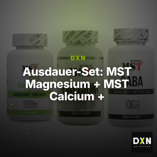 Ausdauer-Set: MST Magnesium + MST Calcium + MST GABA 1000mg – Clean Showcase Plus