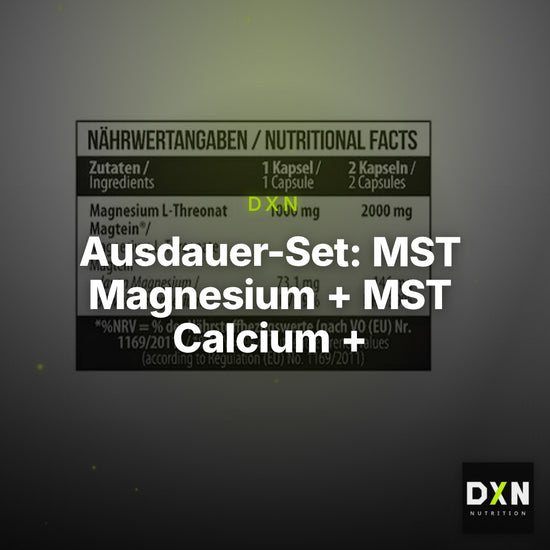 Ausdauer-Set: MST Magnesium + MST Calcium + MST Creatine – Clean Showcase Plus