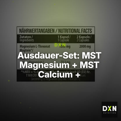 Ausdauer-Set: MST Magnesium + MST Calcium + MST Creatine – Clean Showcase Plus
