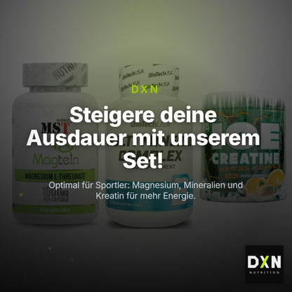 Ausdauer-Set: MST Magnesium + BioTech Multi + FA Nutrition ICE – Clean Showcase Plus