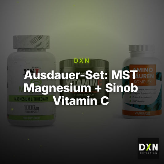 Ausdauer-Set: MST Magnesium + Sinob Vitamin C + ProFuel Aminosäu – Clean Showcase Plus