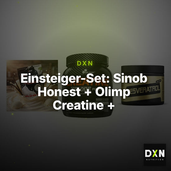 Einsteiger-Set: Sinob Honest + Olimp Creatine + Peak Resveratrol – Clean Showcase Plus