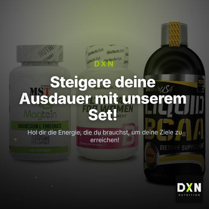 Ausdauer-Set: MST Magnesium + BioTech Multivit + BioTech Liquid – Clean Showcase Plus