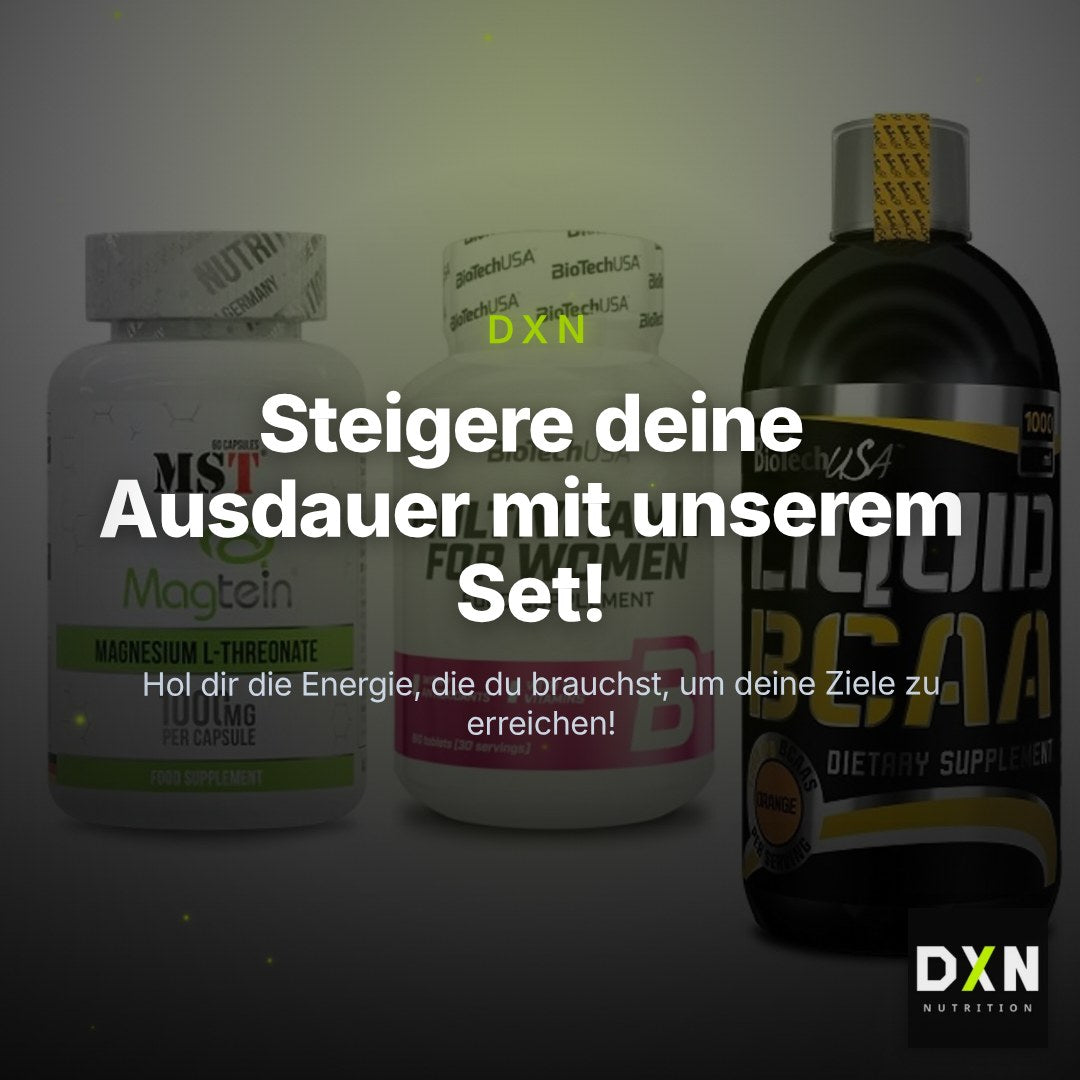 Ausdauer-Set: MST Magnesium + BioTech Multivit + BioTech Liquid – Clean Showcase Plus