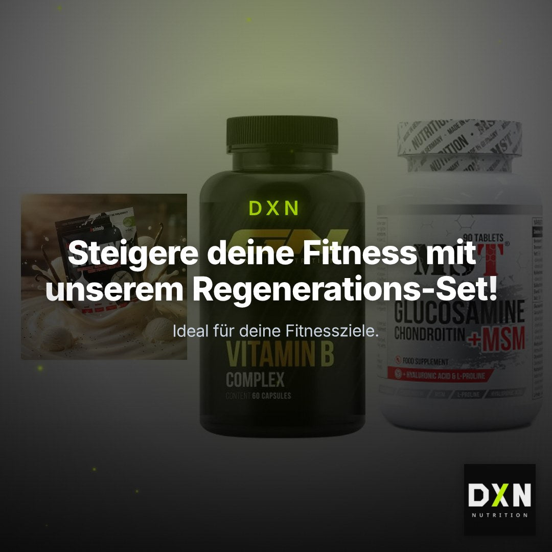 Regenerations-Set: Sinob Honest + GN Vitamin + MST Glucosamine – Clean Showcase Plus