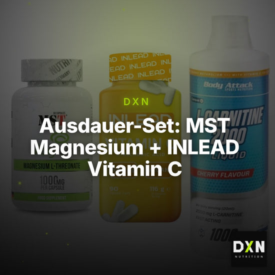 Ausdauer-Set: MST Magnesium + INLEAD Vitamin C + Body Attack – Clean Showcase Plus